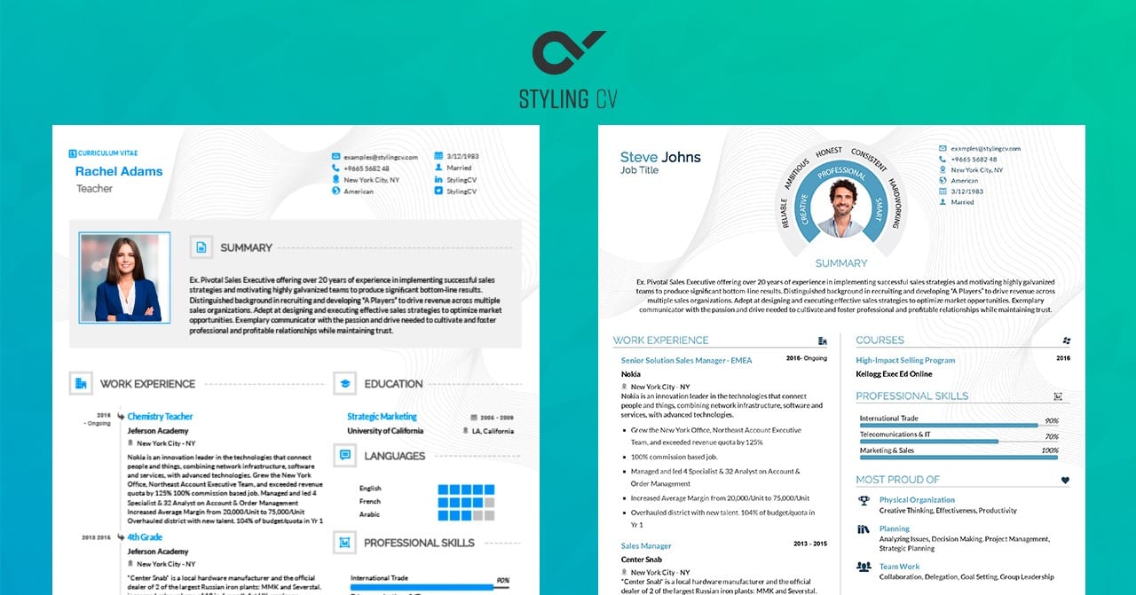 Curriculum Vitae En Francais Free Download / Business ...