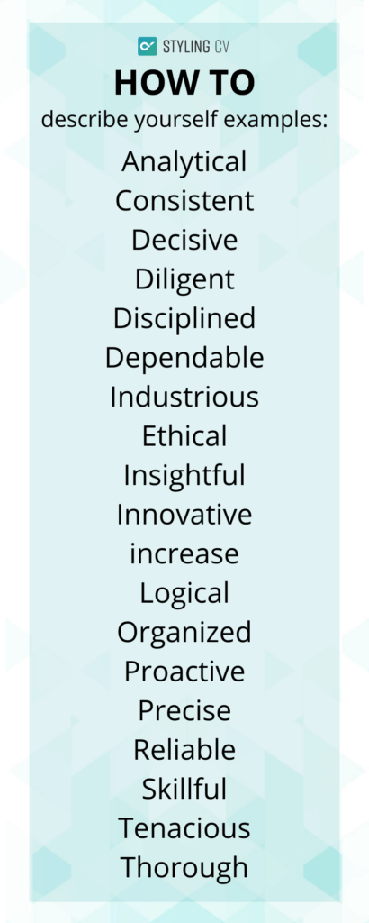 100 Words Adjectives To Describe Yourself Interview Tips 43 OFF