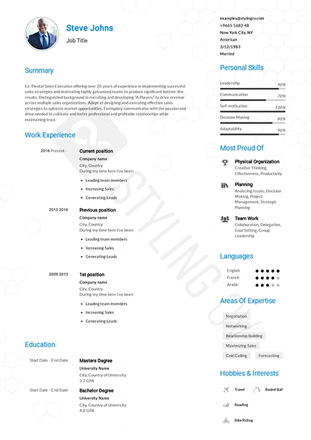 Kawili-wiling Resume Template